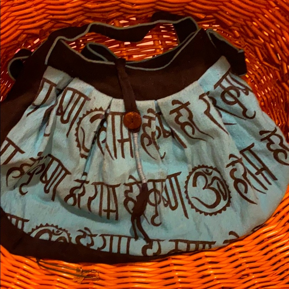 Canvas crossbody bag